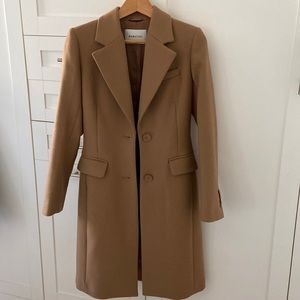 Babaton (Aritzia) Davenport Wool Coat Size XXS Camel